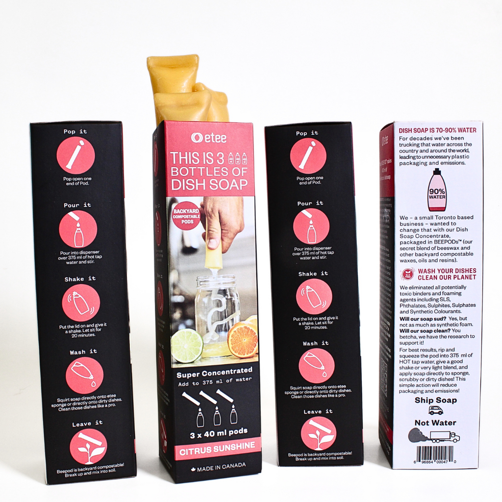 Citrus Sunshine Liquid Dish Soap Concentrate Multi-Packs