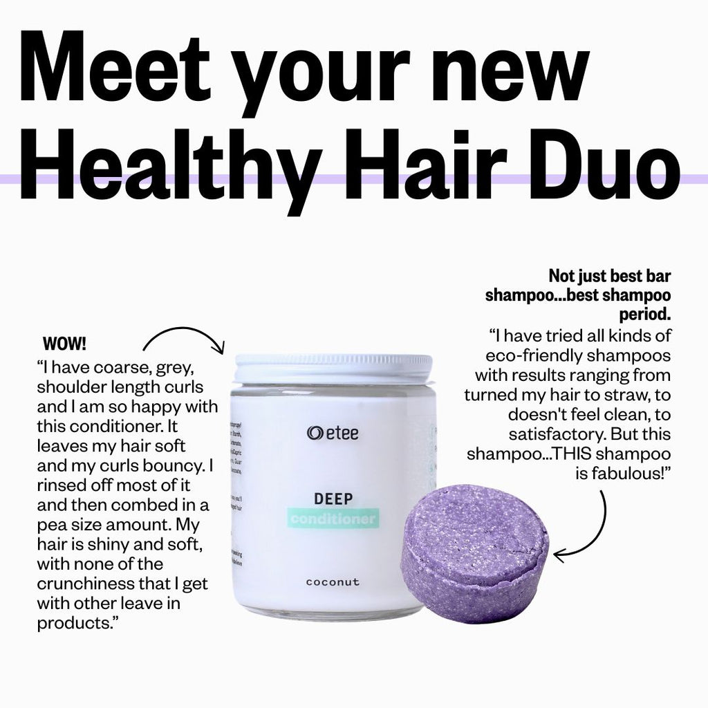 Healthy Hair Duo - Deep Conditioner, Lavender Shampoo bar