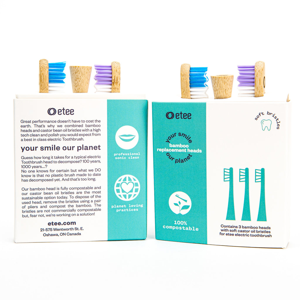 Bamboo Heads For Electric Tootbrush