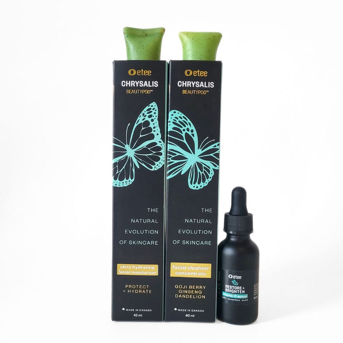 Beauty Refill Bundle - 15% L Ascorbic acid Vitamin C Serum, Super Concentrated Facial cleanser, Ultra Facial Moisturizer