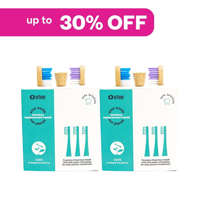 Bamboo Heads For Electric Tootbrush