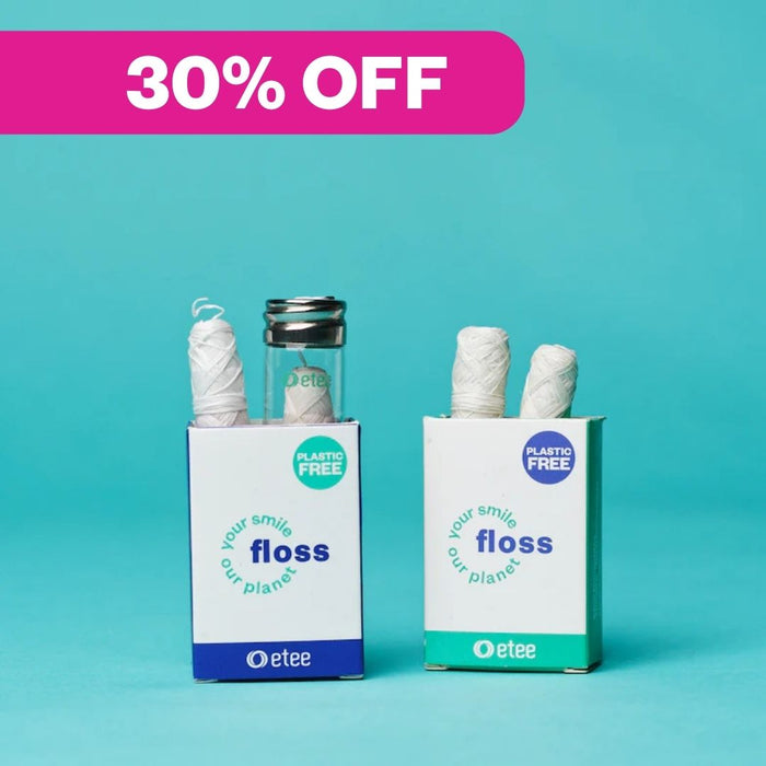 Gently Minted Waxed Silk Dental Floss