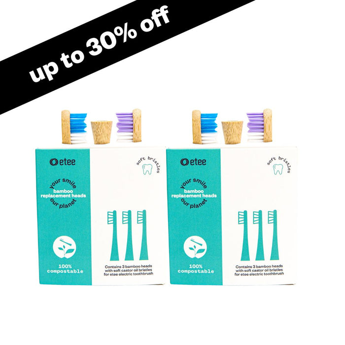 Bamboo Heads For Electric Tootbrush