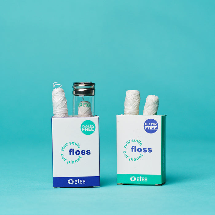 Gently Minted Waxed Silk Dental Floss